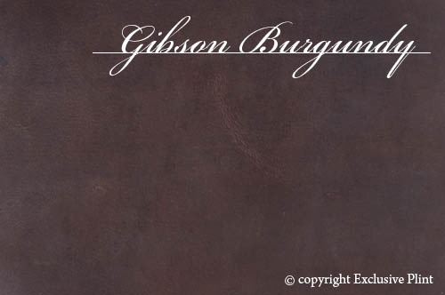 Gibson Burgundy Leder-Wandpaneel